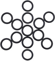 Pacco di O-ring in gomma nitrile - Anello di sigillatura rotondo - Anelli di sigillatura - Ø27 mm esterno Ø25 mm interno - 1 mm Spessore - Nero - 50 pezzi