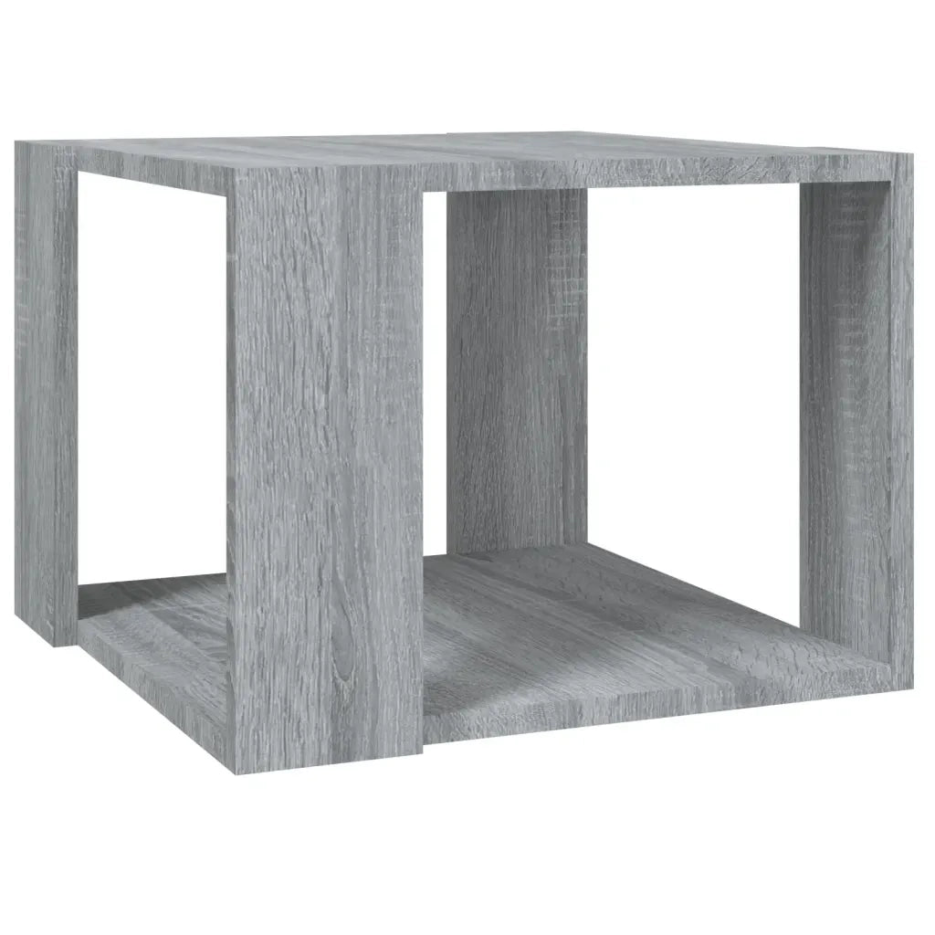 Tavolino Salotto-Tavolino da soggiorno-Tavolo Grigio Sonoma 40x40x30cm Legno Ingegnerizzato