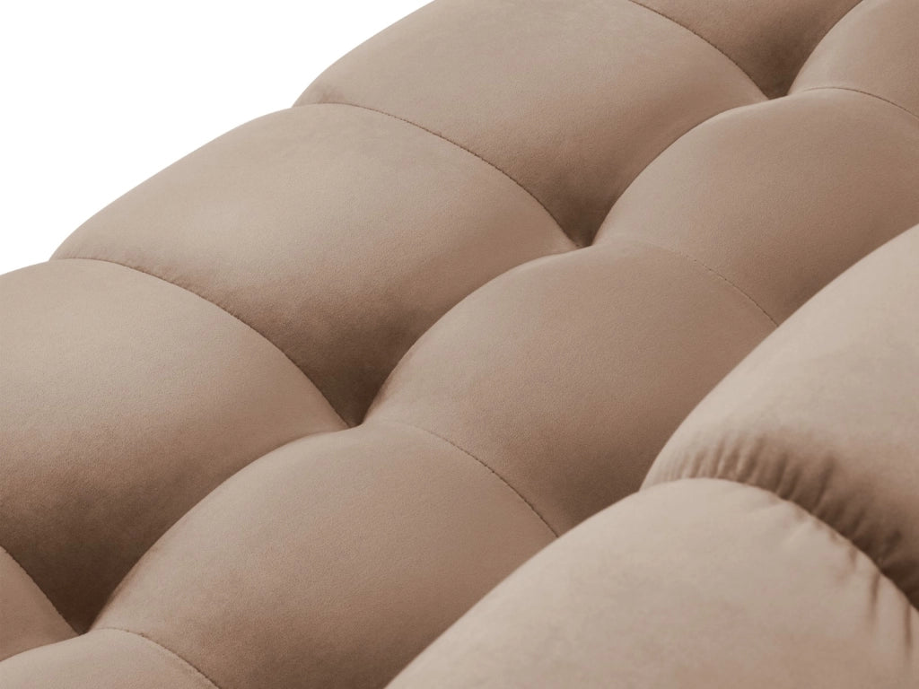 Cosmopolitan Design - Divano "Bali" 2 posti in velluto beige 