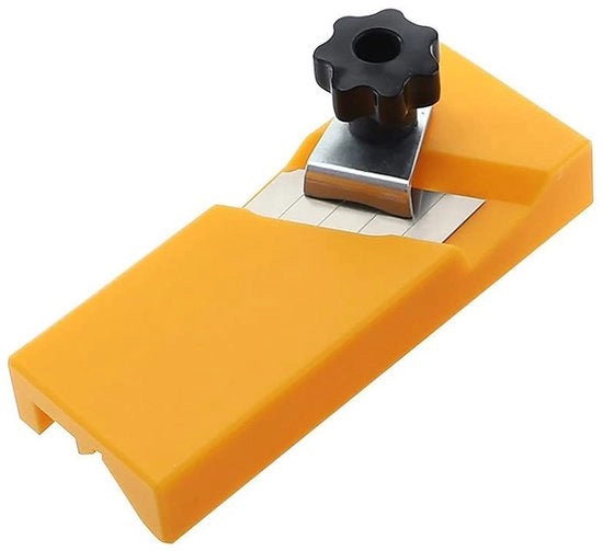 Pannello di Gesso a Mano Volo - Strumento di Rondino per Pannello di Gesso - Giallo - Trimmer per Pianificazione - Ideale per la Finitura dei Bordi - Manicotto a Mano