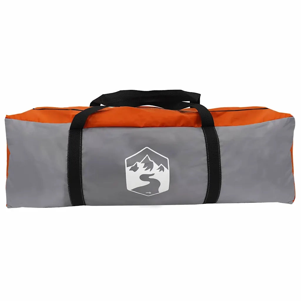 Tenda per famiglie 10 persone con tetto Grigio e arancione 42004082