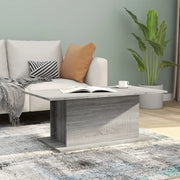 Tavolino da Salotto Grigio Sonoma 102x55,5x40 cm in Truciolato 813093