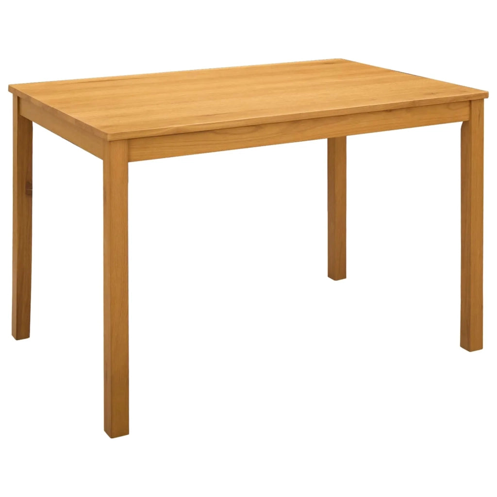 Set da pranzo 4 pz Beige Legno di Quercia Massello 3430297