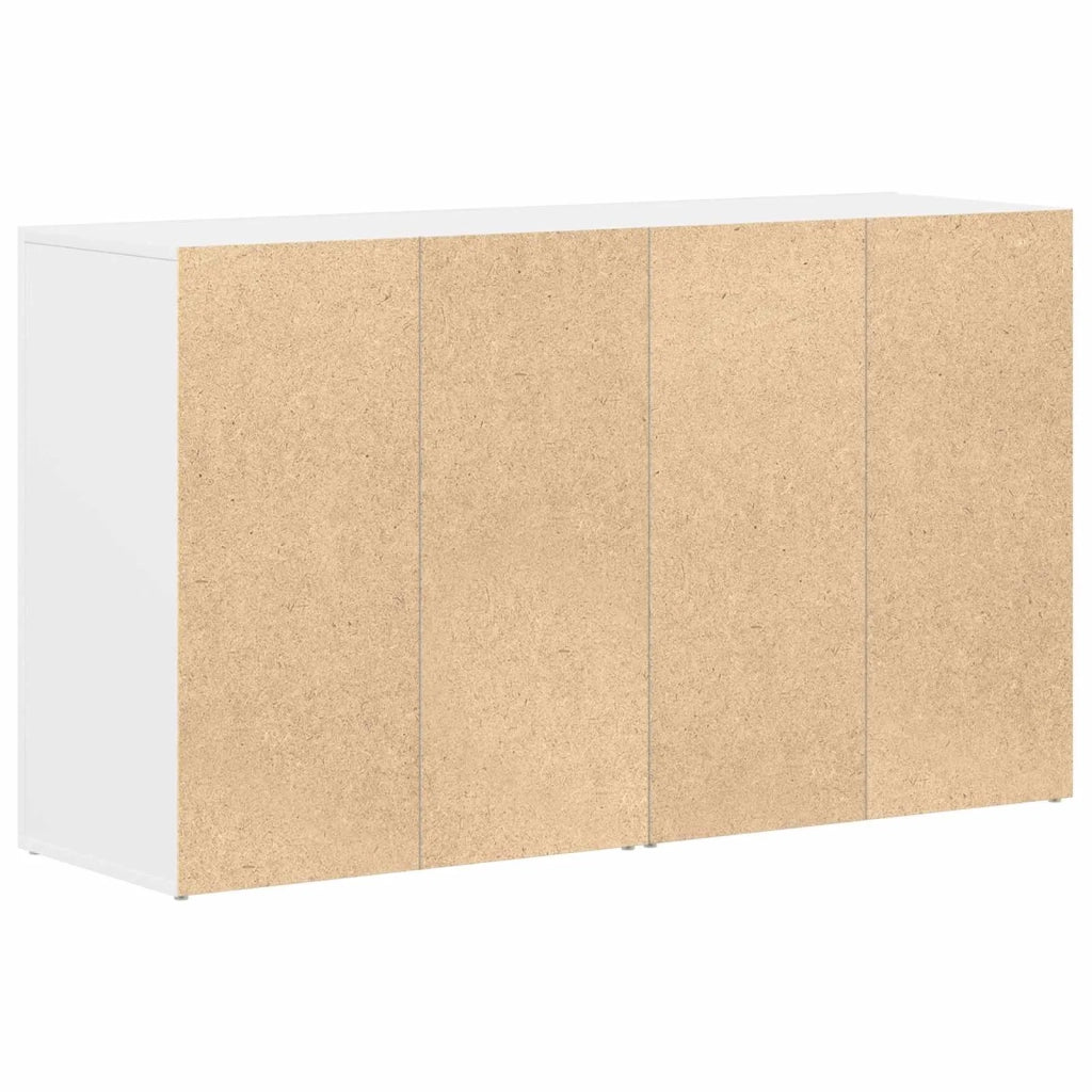 Credenza | Madia | Buffet da pranzo | Armadio da pranzo con cassetto Bianco 120 x 36 x 69 cm Legno multistrato