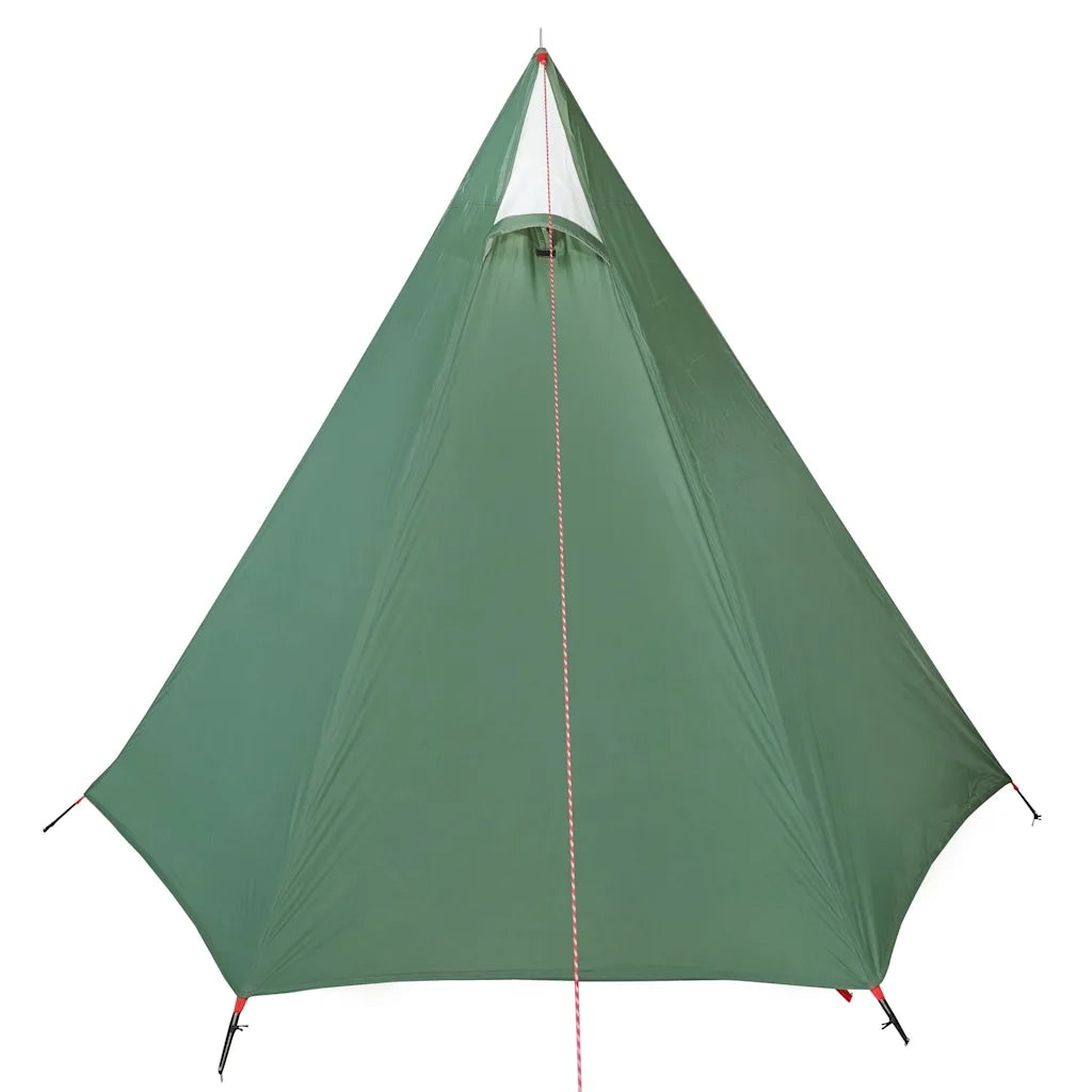 Tenda da Campeggio per 3 Persone Verde Impermeabile 94365