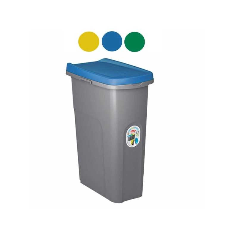 Pattumiera Home Eco System Gr/Verde L 40 Stefanplast