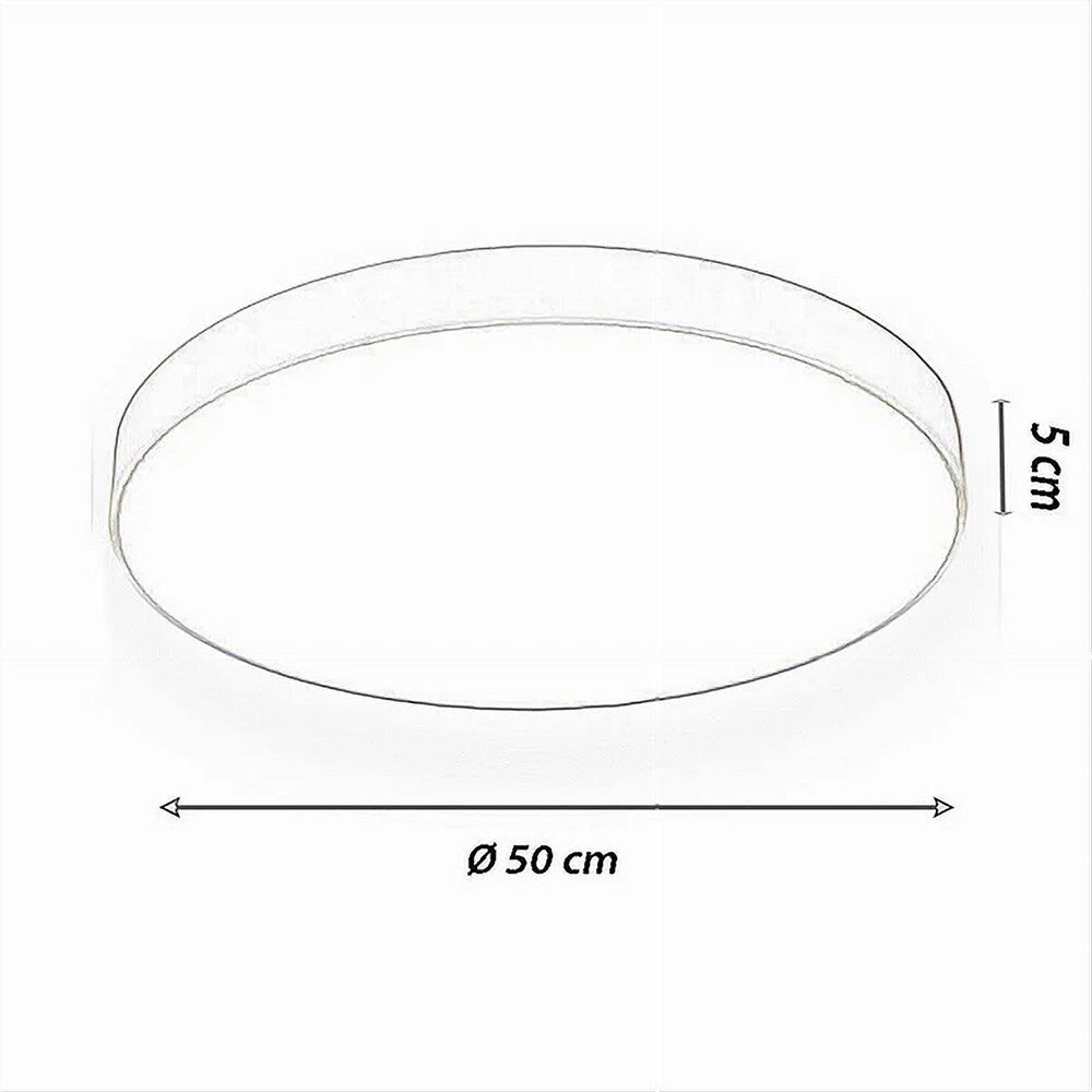Trade Shop - Plafoniera Led 70w Rotonda Lampada Soffitto Bianca Lampadario Luce Naturale 02560 -