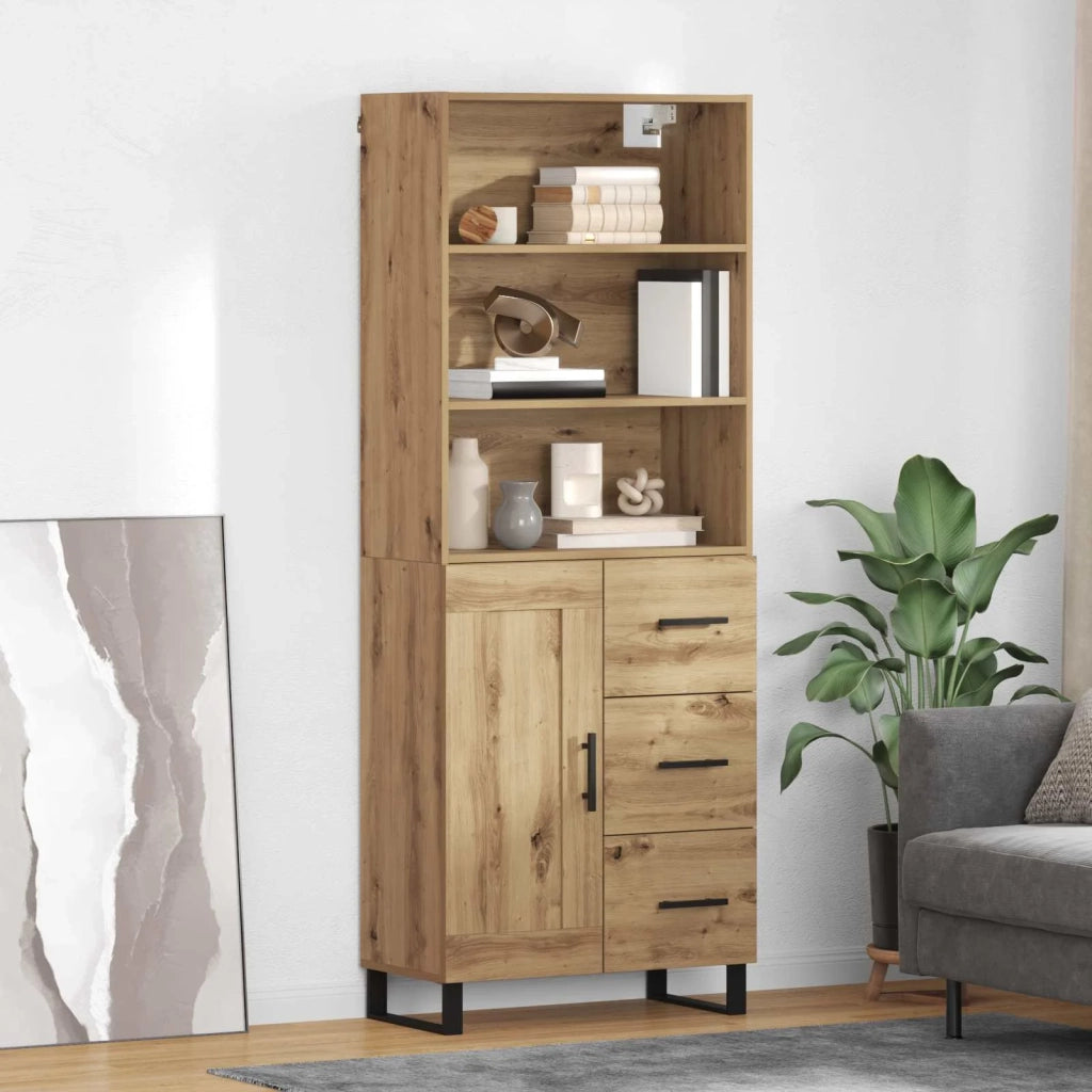 Credenza con cassetto Rovere artigianale 69,5 x 34 x 180 cm 3415851
