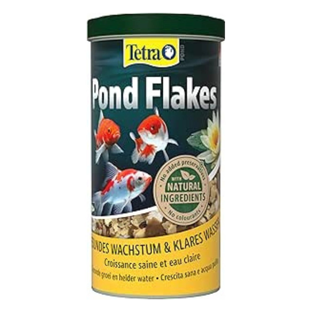 Tetra Pond Flakes 1 litro - mangime completo in fiocchi per pesci da laghetto/rossi