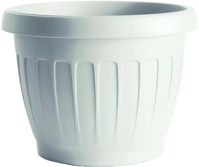 Bama VASO TONDO TERRA Col. Bianco Ø cm. 40x30 h