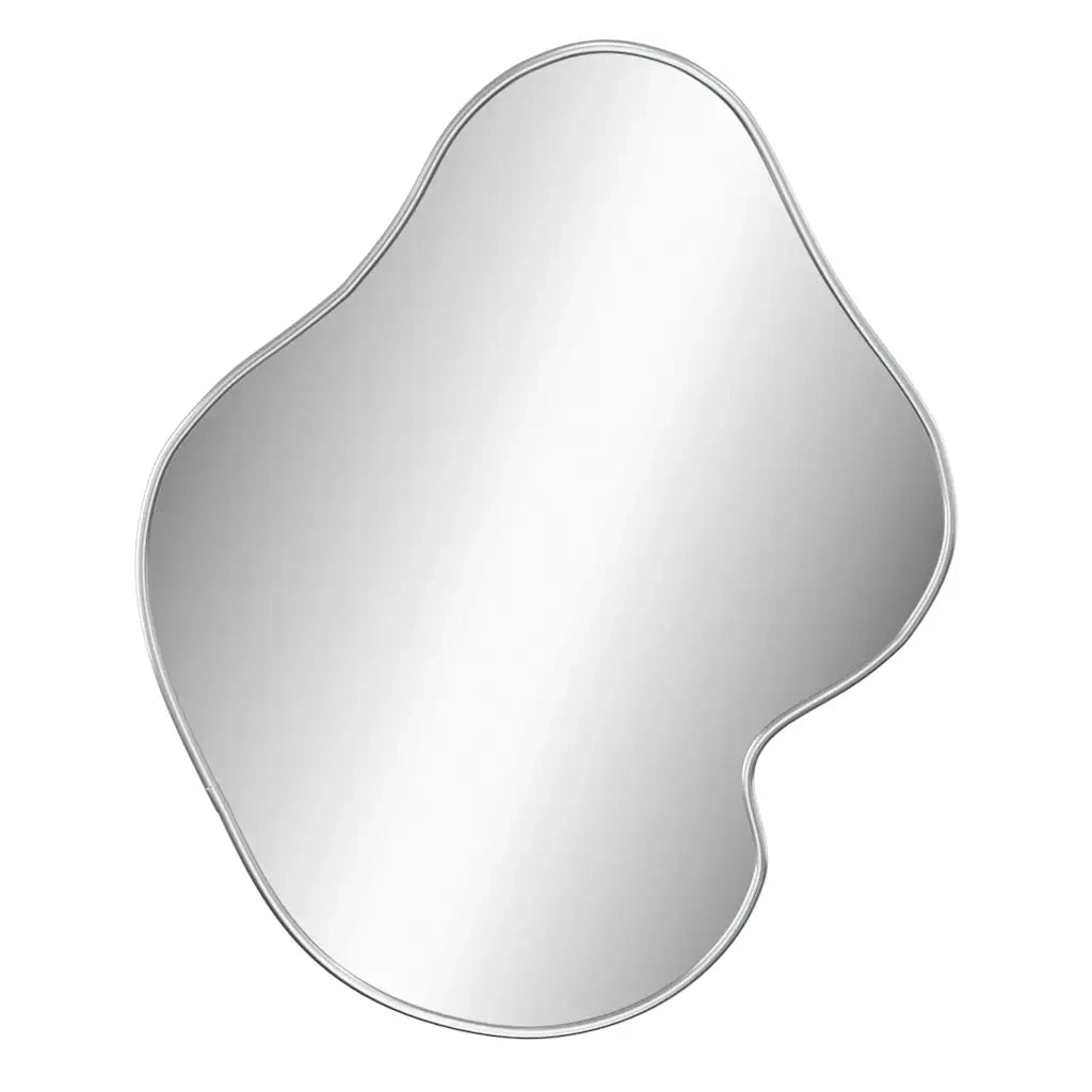 Specchio da Parete-Specchio a muro Argento 60x50 cm 571799