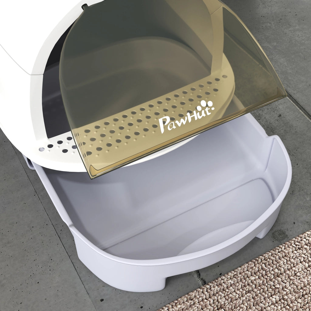 Lettiera per Gatti Chiusa con Filtro ¨C Minimal ¨C Grigio