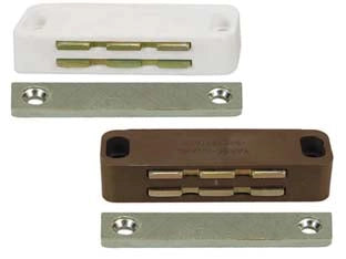 CRICCHETTI MAGNETICI GRANDI- - mm.74x20x16h. attrazione Kg.14 marrone UC20 - 12 pezzi VAREC