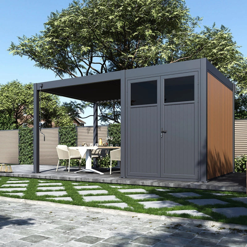 Pool house da 15m² - 5x3M - Antracite