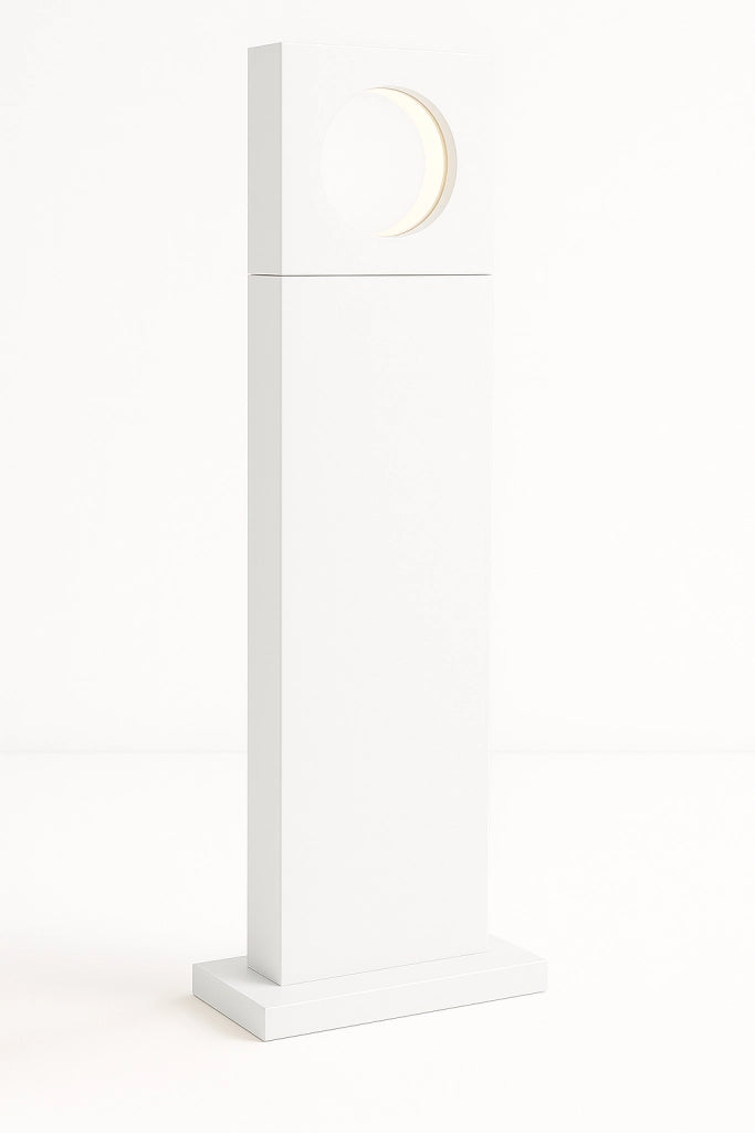 Lampione LED da Giardino 12W IP65 – Nero, Bianco o Grigio con Luce Calda, Naturale o Fredda Color: Bianco, Colore della luce: Luce Naturale