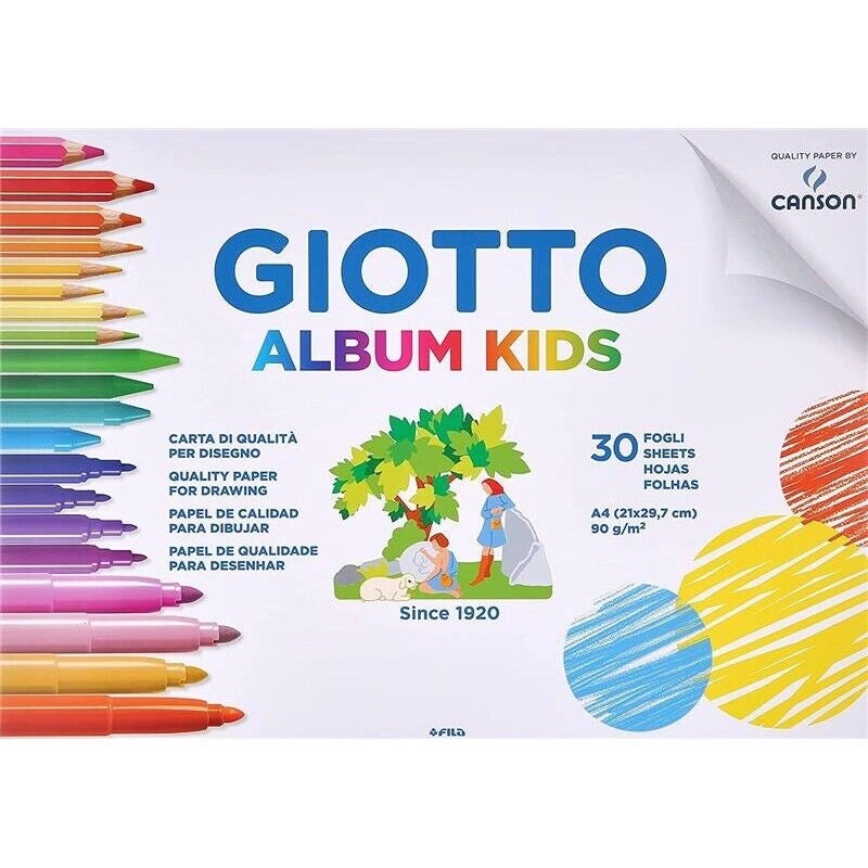 GIOTTO ALBUM KIDS FORMATO A4 30 FOGLI