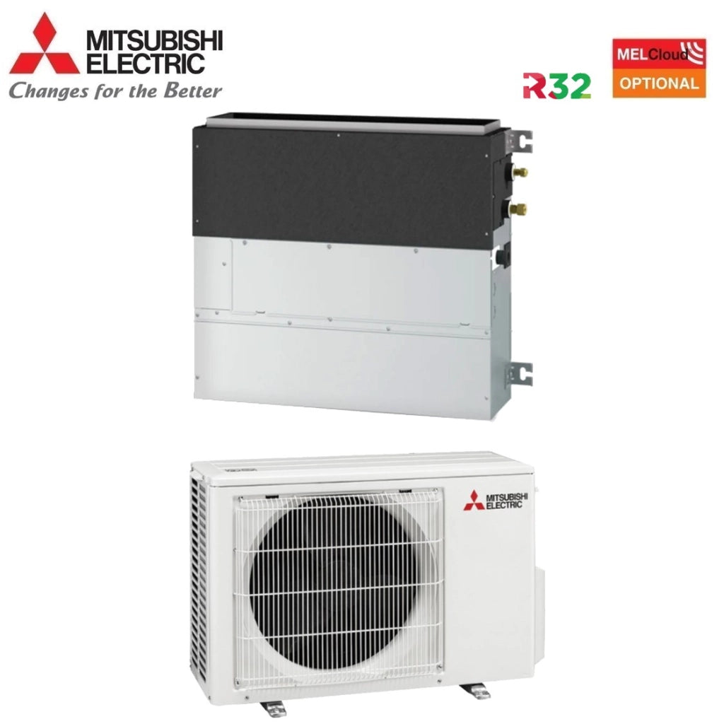 Climatizzatore Condizionatore Mitsubishi Electric Pavimento ad Incasso Inverter 9000 Btu SFZ-M25VA + SUZ-M25VA R-32 Wi-Fi Optional