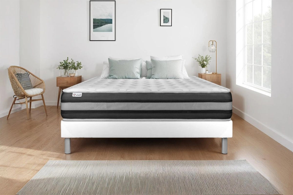 Set materasso e base 140x190 cm - Vitalspring Zen