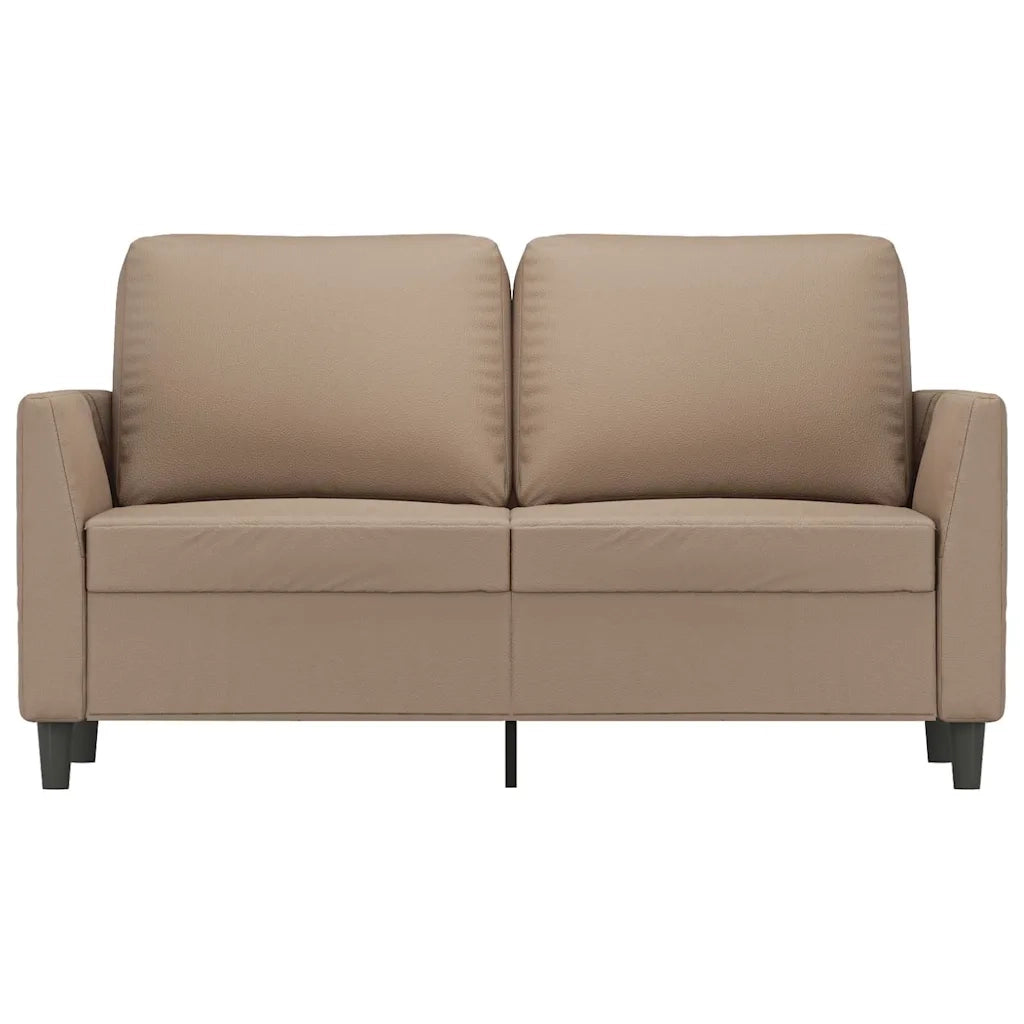 Divano a 2 Posti Cappuccino 140 cm in Similpelle 359332