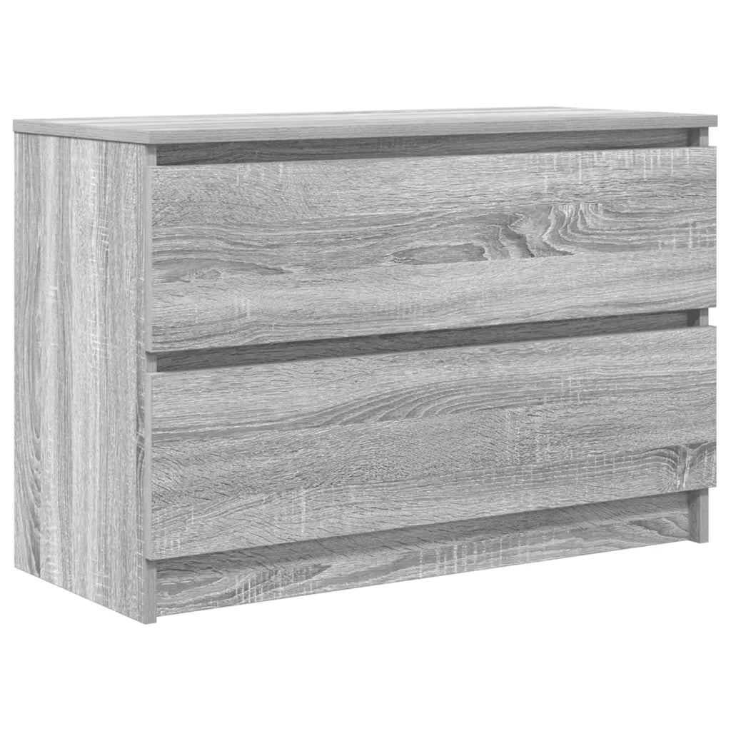 Mobile Porta TV-Mobile per TV-Credenza TV Grigio Sonoma 80x35x54 cm in Legno Multistrato
