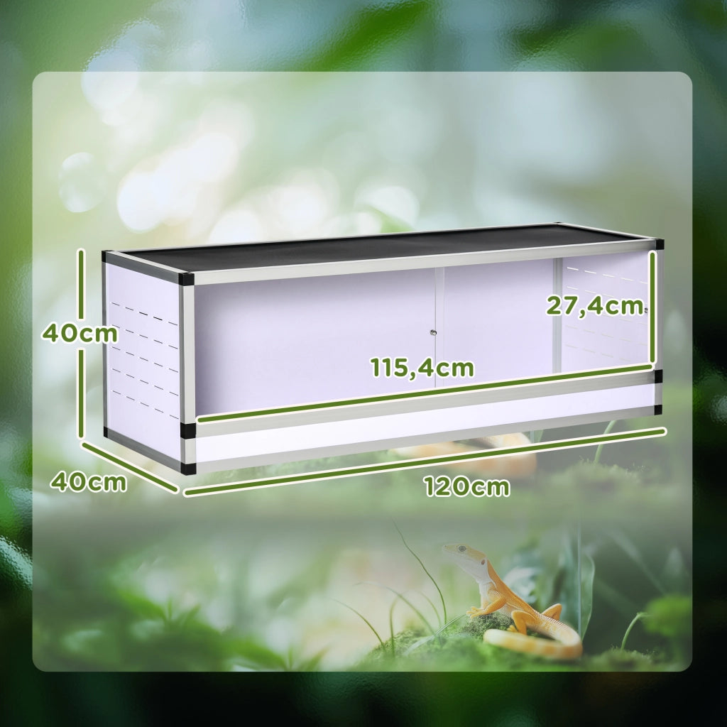Terrario in Acrilico ¨C Xylo ¨C 120x40x40 cm per Rettili Anfibi Insetti