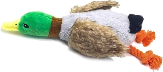 Giocattolo interattivo per cani con peluche, ammortizzato e resistente alle crepe, adatto per cuccioli e cani di piccola e media taglia