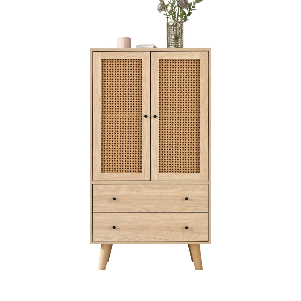 Mobile TV con ante e cassetti - Zephmum - Larghezza 60 cm