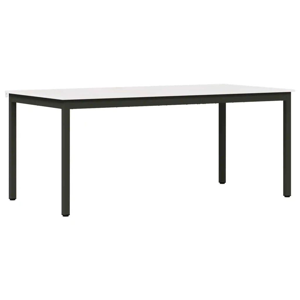 Tavolo da pranzo Bianco 180 x 90 x 75 cm Pino massello 892794