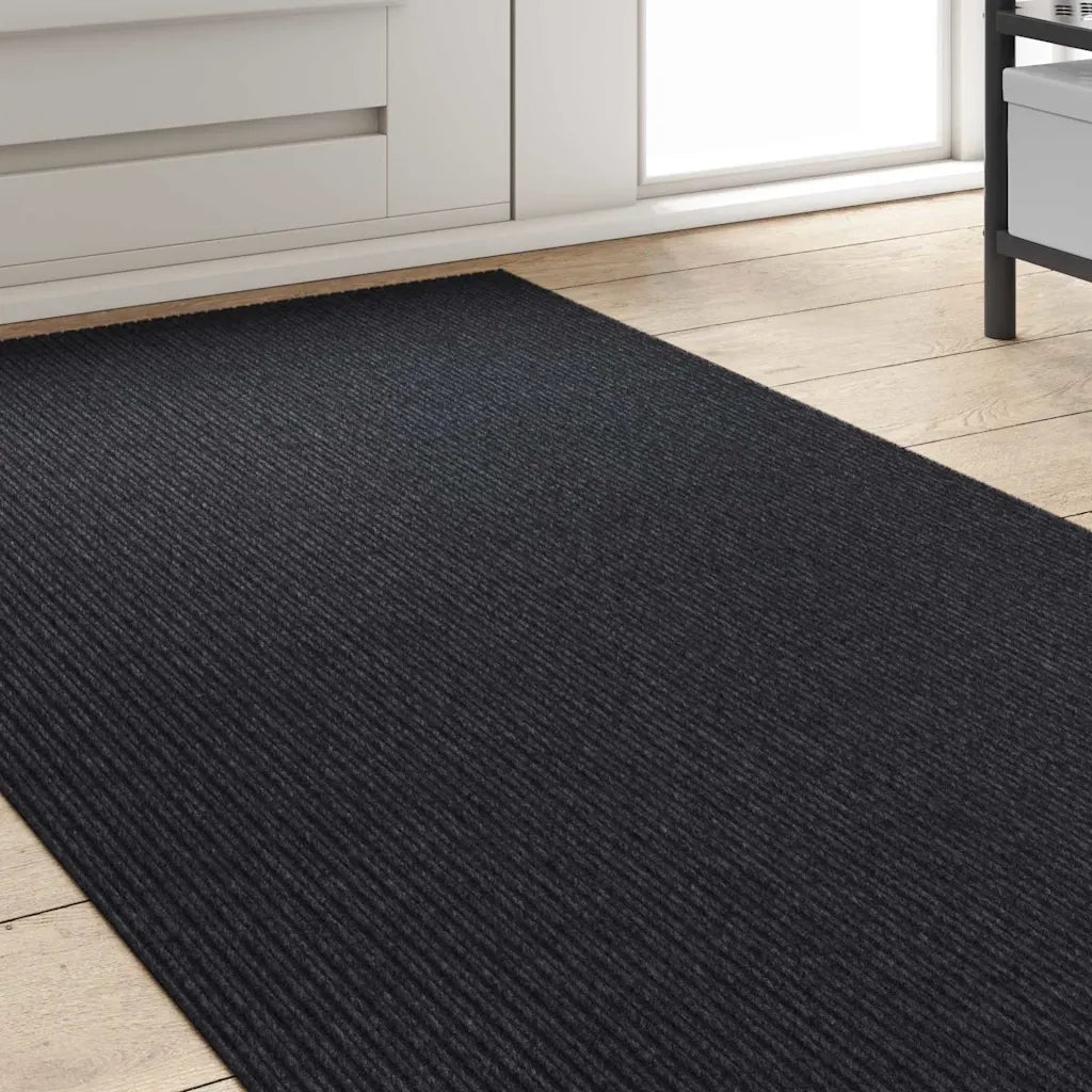 Runner in Moquette | Runner Tappeto Antracite 80 x 500 cm Tessuto