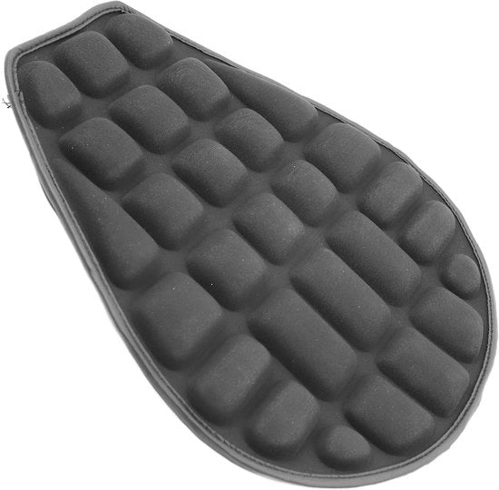 Cuscino per motocicletta - Ademend - Comfortevole - Imbottito in poliuretano - 35 x 33 x 1 cm - Supporto ottimale per il peso - Sella per motocicletta