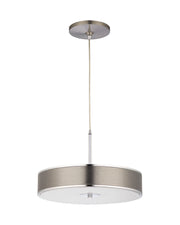 Lampada a sospensione Jazz Jupiter argento Ø40 3xE14