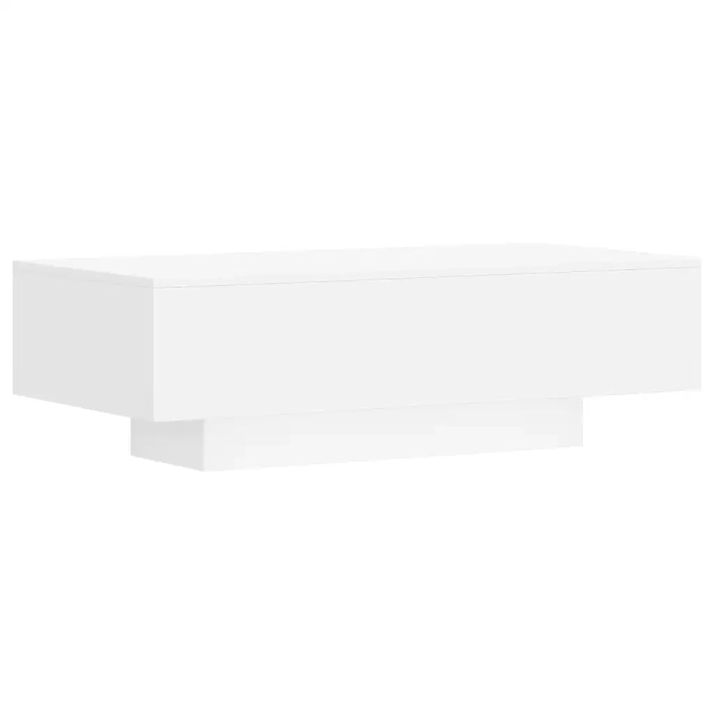 Tavolino da Salotto Bianco 100x49,5x31 cm in Legno Multistratocod mxl 130046