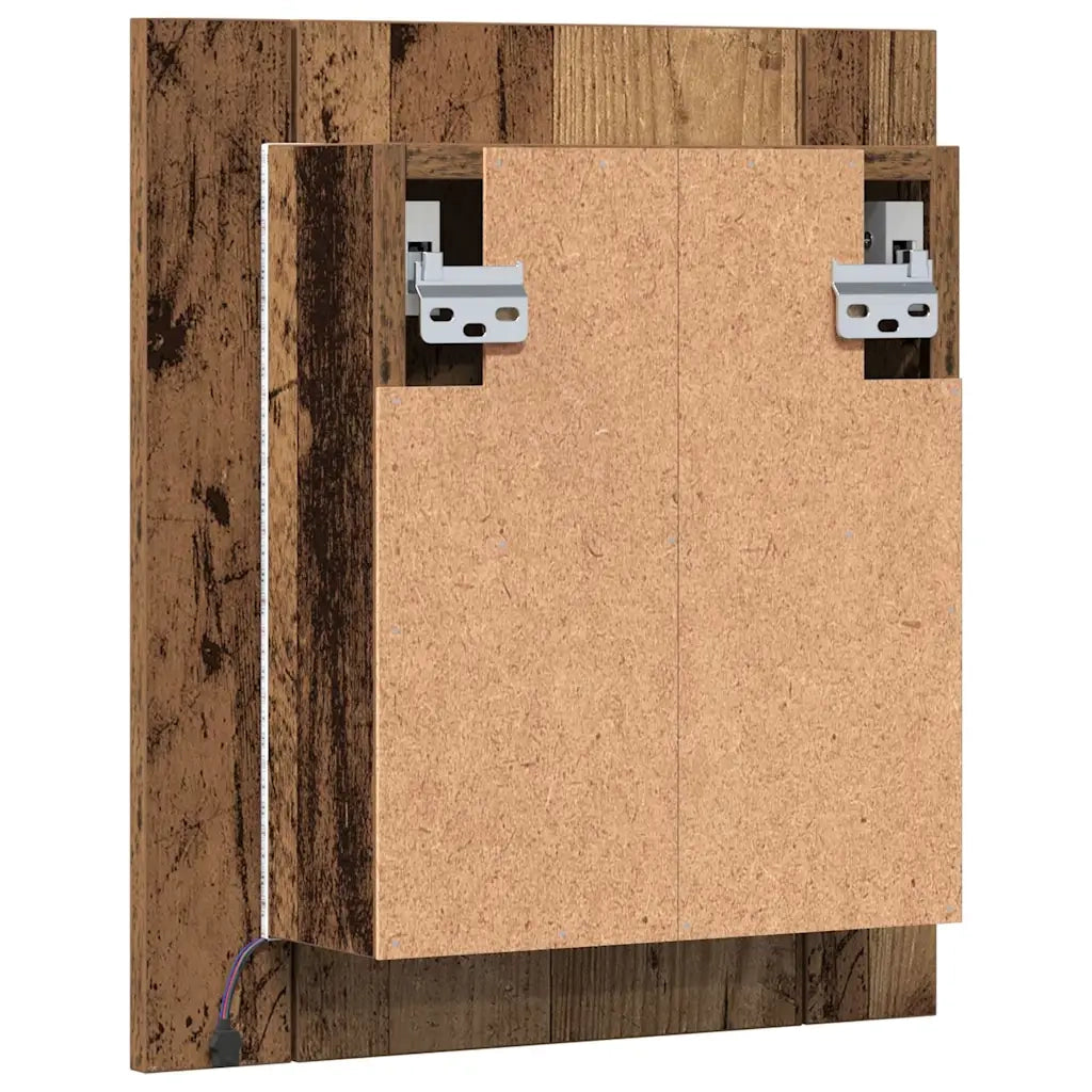 Mobile da Bagno Legno Antico 40x12x45cm in Legno Multistrato 856279