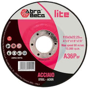 DISCO DA TAGLIO PER FERRO ABRA BETA Ø 125x3,2 mm - ABRABETA