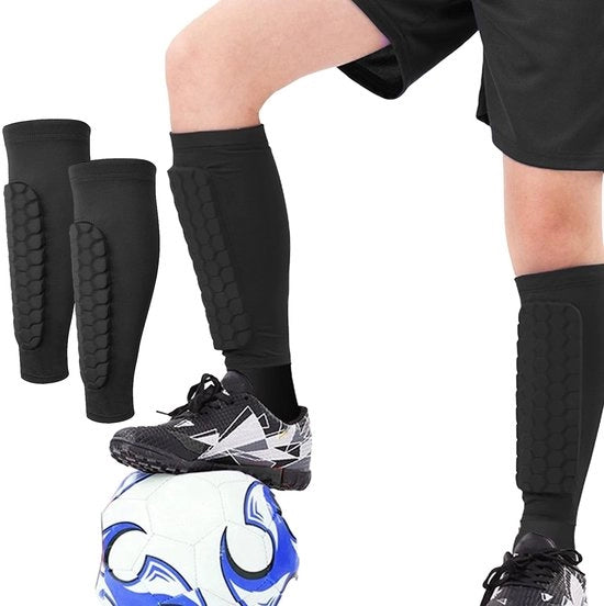 Protezioni Ginocchia Calcio - Protezioni Ginocchia Bambini - Protezioni Ginocchia Adolescenti - Protezioni Ginocchia Adulti - Materiale di Alta Qualità - Cintura Comoda - Protezione Sportiva