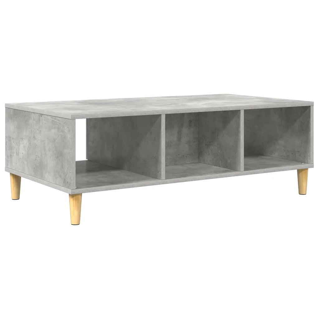 Tavolino da Salotto-Tavolino da soggiorno-Tavolo Grigio cemento 103,5 x 60 x 35 cm