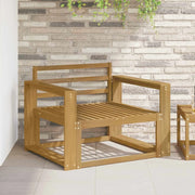 Divano centrale per esterno Legno di Acacia Massello Bianco 3439013