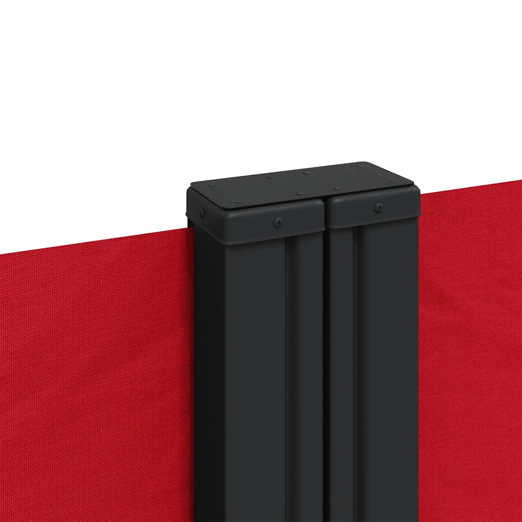 Tenda da Sole Laterale Retrattile Rossa 120x1000 cm 4004702