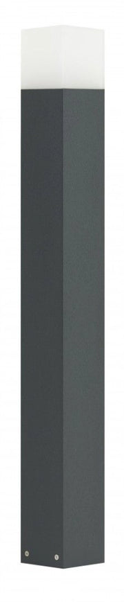 Paletto luce 83cm E27 grigio scuro IP44 SU-MA Cube