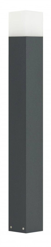 Paletto luce 83cm E27 grigio scuro IP44 SU-MA Cube