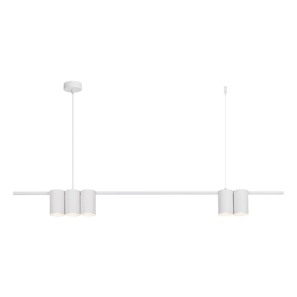 Lampada a sospensione Milagro Genesis bianca 5xGU10 8W