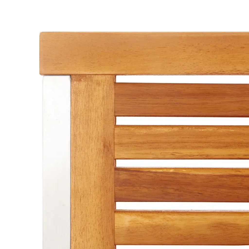 Sedie da Giardino con Cuscini 6 pz in Legno Massello di Acacia 3078517