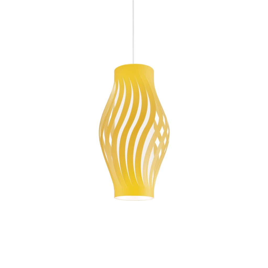 Sospensione Moderna Helios Polilux ® Ocra Pastello 1 Luce E27