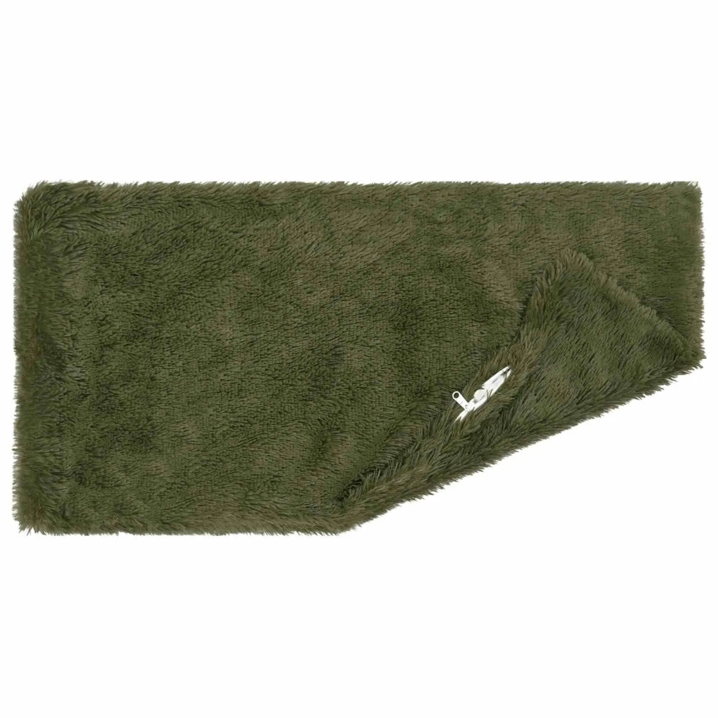 Cuscino con cuscino HEERLEN 2 pz Verde Fleece PV 925493