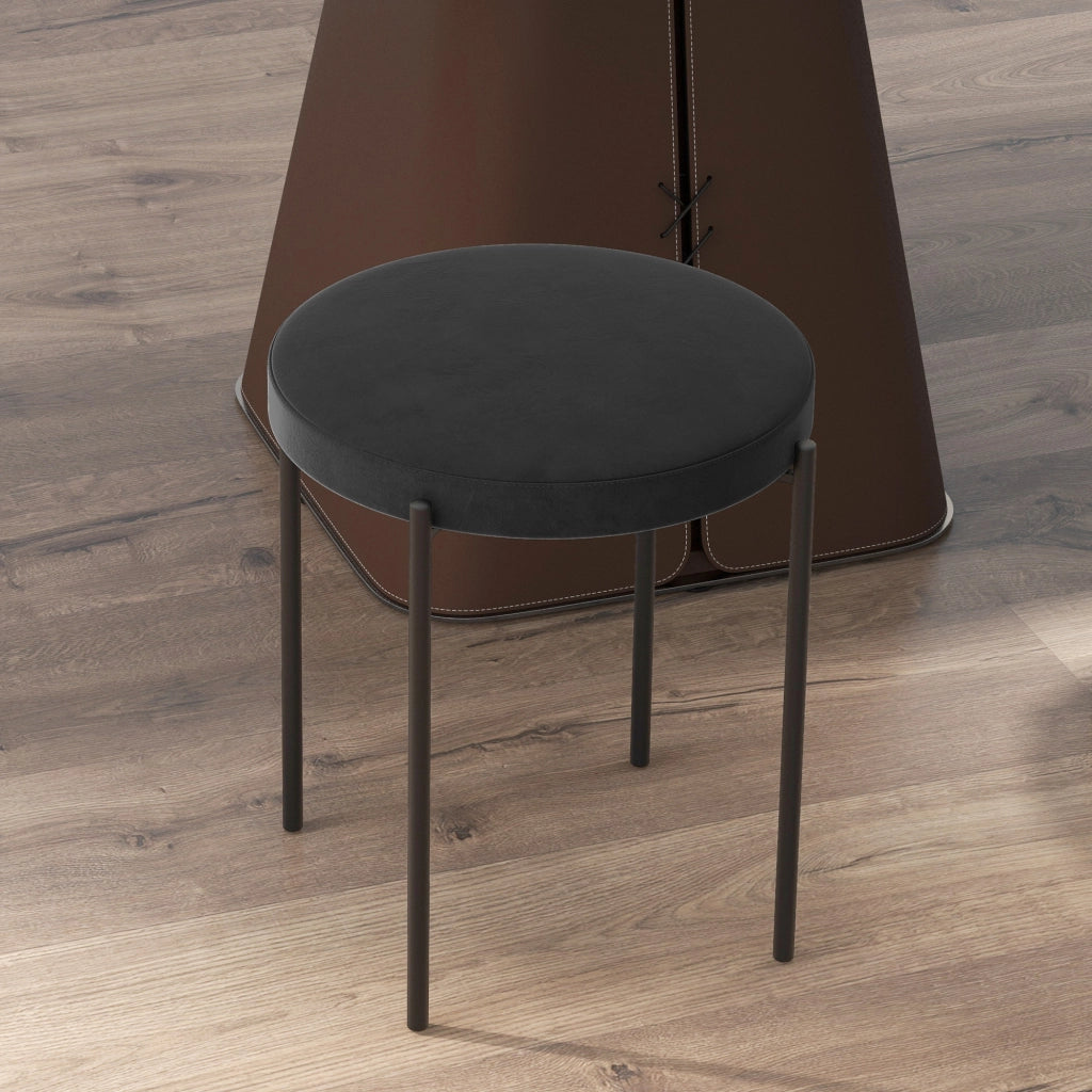 Sedia da pranzo ¨C Minimal ¨C Nero 41.5x41.5x46 cm