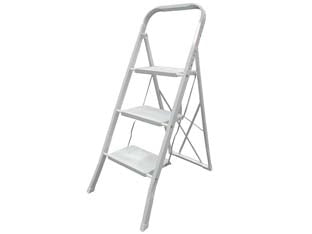 SCALA SGABELLO IN ACCIAIO  2 gradini cm.45x3x90h.    XTRA