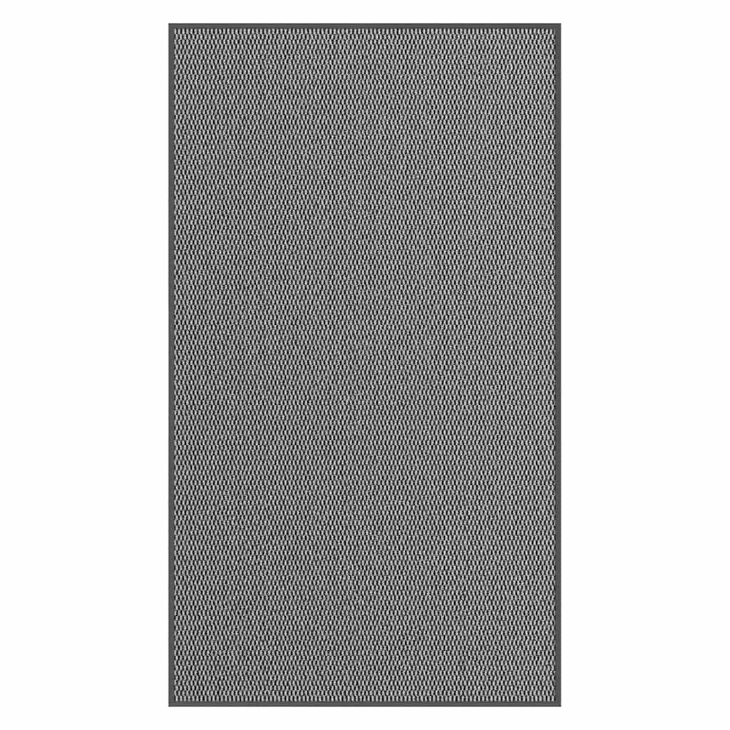 Zerbino antiscivolo da ingresso 115 x 200 cm resistente all'usura finitura moderna polipropilene antracite 02_0058100