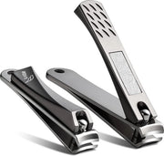 Set di forbici per unghie - Acciaio inossidabile per unghie di dito spesse e unghie del piede Forbici per unghie