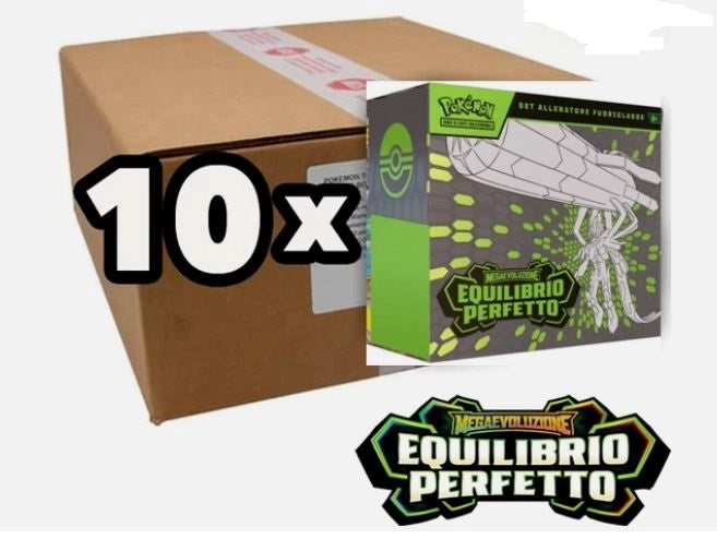Pokemon Case 10X Set Allenatore Fuoriclasse dell`espansione Mega Evoluzione Equilibrio Perfetto