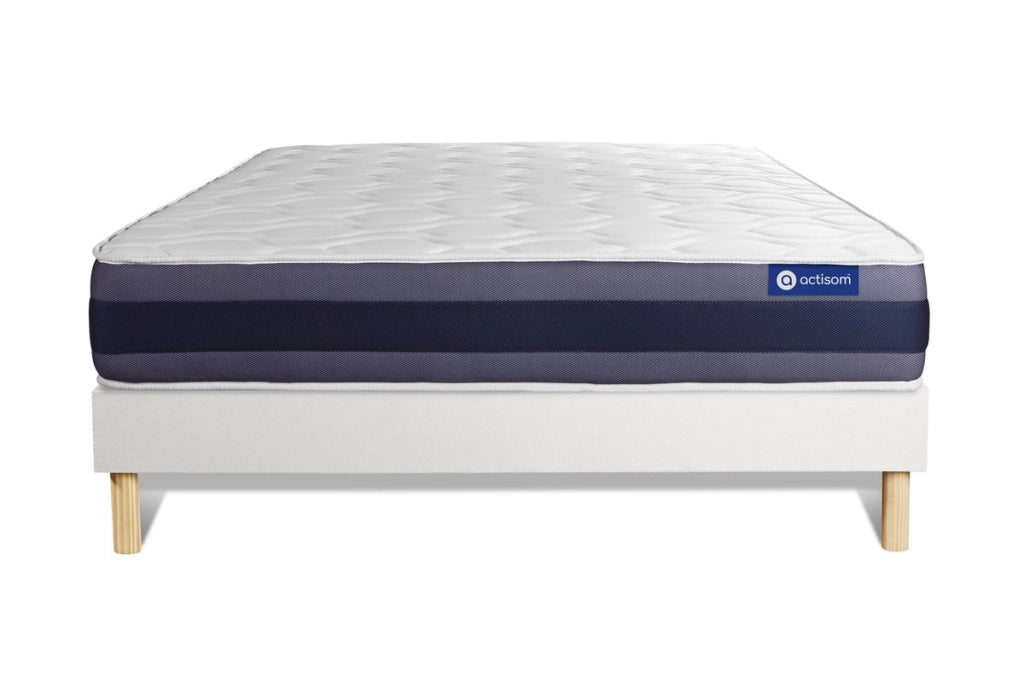 Kit rete e materasso Actiflex morpho 120x210cm - Spessore : 24cm - Molle insacchettate e memory foam - Bilanciato -